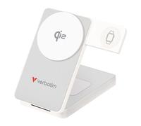Batería externa Verbatim 32296 10000 mAh PD 3.0 Carga inalámbrica 30W Blanco
