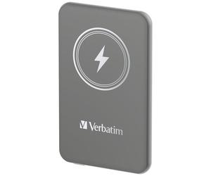 Batería Externa Verbatim Charge 'n' Go 5000 mAh Quick Charge 3.0 Cargador Inalámbrico Gris