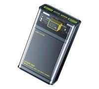 Batería externa WEKOME WP-321 20000 mAh Cargador inalámbrico Negro Transparente