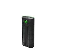 Batería externa y cargador Ledlenser Flex7 para exteriores, 2 baterías de litio extraíbles de tipo 18650, tiempo de carga corto, carcasa robusta, protección IP65 frente al polvo, al agua
