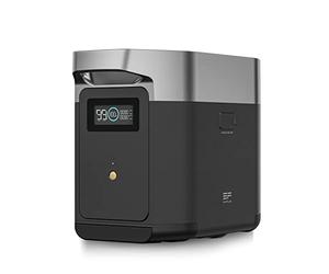Batería extra EcoFlow DELTA 2, capacidad añadida de 1 kWh para la alimentación de reserva del hogar, batería portátil para alimentar varios aparatos de gran potencia