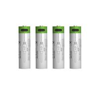 Bateria Exudada Batería de de litio 14500 recargable tipo C de alta capacidad de 3,7 V premium para afeitadora y Celda de alimentación AA de 14500 mAh de 5.a generación mejorada (B, One Size)