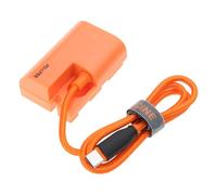 Batería falsa USB C a LPE6 mejorada de alto chip para 80D, 70D, 60D, 90D, 5DIV, soporta alimentación continua, sin descodificación completa emergente