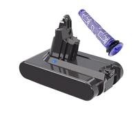 Batería For Aspiradora Dyson, 21,6 V, 6,0 Ah, Compatible Con Batería V6 DC62 DC59 DC58 SV03 SV04 SV09 Animal Motorhead V6 Absolute V6 Fluffy(1 PIECE WITH FILTER)