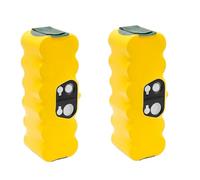 Batería for aspiradora Roomba de 5,8/6,8 Ah y 14,4 V, Compatible con Modelos 500, 600, 700, 800, 900, 980, 895, 890, 790, 650, 630, 530, 570 y 580.(2pcs b 5800mAh)