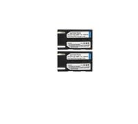 Batería for cámara de 1000 mAh, Compatible con Samsung, SB-LSM330, SB-LSM320, SB-LSM160, SC-D366, SC-D371, SC-D372, SC-D375, SC-D453(2pcs)