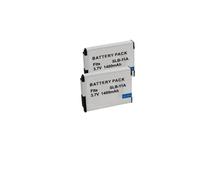 Batería for cámara de 1400 mAh, Compatible con Samsung, TL500, WB600, WB610, WB650, WB660, WB700, WB1000, WB2000, WB5000, WB5500(2pcs)