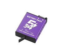 Batería For Cámara De 2250 MAh + Cargador LCD - Compatible con Osmo Action 5 Pro, Action 4 Y Action 3(1PC Battery)