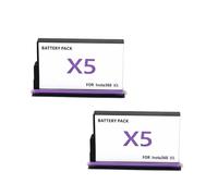 Batería For Cámara De Acción Panorámica De 360 Grados, Compatible con Insta360 X5(2battery)