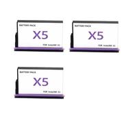 Batería For Cámara De Acción Panorámica De 360 Grados, Compatible con Insta360 X5(3battery)