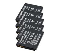 Batería for cámara Digital de 1000 mAh, Compatible con DMW-BCH7E y Lumix DMC-FP1, FP2, DMC-FP3, DMC-FT10, DMC-FP1A, DMC-FP1D y DMC-FP1G.(5pc)