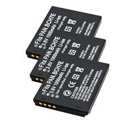 Batería for cámara Digital de 1000 mAh, Compatible con DMW-BCH7E y Lumix DMC-FP1, FP2, DMC-FP3, DMC-FT10, DMC-FP1A, DMC-FP1D y DMC-FP1G.(3PC)