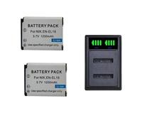 Batería for cámara EN-EL19, Compatible con Nikon, Coolpix S6600 S6900 S2600 S3100 S4100 S5200 S6400 W150(Ste1)