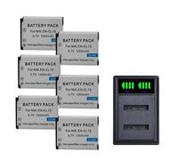 Batería for cámara EN-EL19, Compatible con Nikon, Coolpix S6600 S6900 S2600 S3100 S4100 S5200 S6400 W150(Set2)