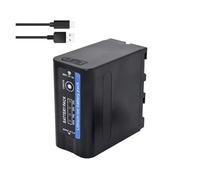 Batería For Cámara NP-F980 NP-F970 8800/10000/12800mAh - Compatible con Sony CCD-TRV35 TRV940 CCD-RV100 DCR-TR7(1Pcs 12800mAh)