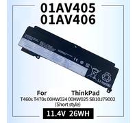 Batería for computadora portátil 01AV405, Compatible con Lenovo ThinkPad T460S T470S Series 01AV406 01AV462 00HW024 00HW025 00HW038 SB10J79002 L16M3P73 SB10K97605.(01AV405 11.4V 26Wh)