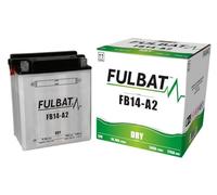 Batería FULBAT YB14-A2 12V 14Ah 190A Largo: 134 x Ancho: 89 x Alto 166 (mm)