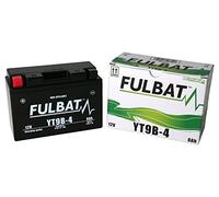 Batería FULBAT YT9B-4 12V 8Ah 115A Largo: 150 x Ancho: 68 x Alto 105 (mm)