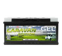 Batería GEL 12V 140Ah Ciclo Profundo - Sin Mantenimiento para Caravanas, Barcos, Autocaravanas, Casetas de Jardín, Sistemas Solares Off-Grid - Electronicx Caravan Edition