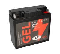 Batería Gel LANDPORT L12-19 12V 21Ah 181x76x167mm Compatible BMW R45 R65 R75 Be