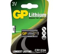 Batería GP Batteries CR123A Litio 3V Larga Duración Respuesta en Frío