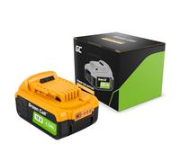 Batería Green Cell 18V 4Ah Li-Ion para Herramientas Eléctricas DeWalt XR - Reemplazo, Eficiente y Fiable DCB182 DCB184, con Indicador de Carga LED