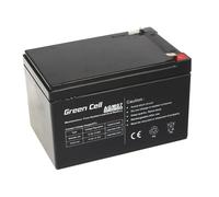Batería Green Cell AGM 12V 12Ah 12000mAh Plomo Sellado Negro 1 pieza