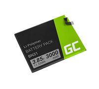 Batería Green Cell BN31 Compatible con teléfono Xiaomi Mi A1 5X Note 5A Redmi S2 Y2 MDE6 MDG6 | Li-Polymer | 3.8V 3000mAh | Compatibilidad Total | Capacidad Real | sin Efecto Memoria