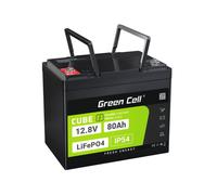 Batería Green Cell LFPGC12V80AH 12,8 V 80 Ah LiFePO4 Black Green