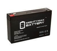 Batería hermética recargable de plomo 6 V Volt 7 AH con conector Faston ideal para sistemas de seguridad UPS, Peg Perego, juguetes, lámpara de emergencia