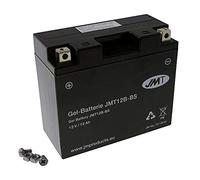 Batería JMT Gel YT12B-BS 12 Voltios [inkl.7.50 Eur Depósito por Batería] - Yamaha XVS 650 H Drag Star 4VR Bj. 1997-2000