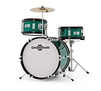 Batería Júnior de 3 Piezas de Gear4music, Verde
