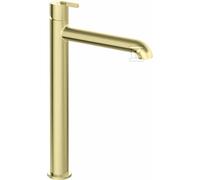 Bateria lavabo alta Silia oro cepillado BQS_R20K