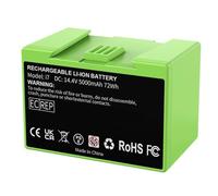 Batería Li-Ion 14,4V 5000mAh Compatible Con iRobot Roomba i3 i4 i5 i6 i7 i8 J7 E5 Serie, Batería De Repuesto Para Aspiradora Robot, Para Limpieza Diaria, Solo Batería(1PCS)