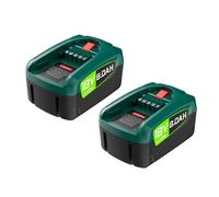Batería Li-Ion 18V 8,0Ah Compatible Con Bosch PBA/PSB/PSR, Gardena P4A, Gloria 18V Power For All, Para Herramientas De Jardín Y Hogar Sin Cable, DIY(2PCS)