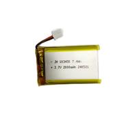 Bateria Li-ion Jhxny 103450 (2000mAh, 3.7V) - con conector ZHR-2