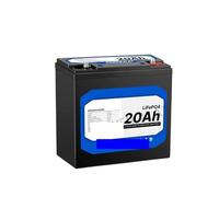 Batería LiFePo4 De 12 V, 20 Ah, Fosfato De Hierro Y Litio, Batería Recargable LiFePo4 De 12 V Y 24 V, Adecuada For Scooters Y Motores De Barcos For Niños