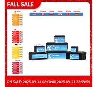 Batería LiFePO4 de 12V, 24V, 100AH, 120AH, 200AH, baterías de litio BMS integradas con Bluetooth, 6000 ciclos para campistas RV, carrito de Golf 12V 200AH