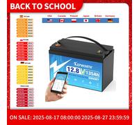 Batería LiFePO4 de 12V, 24V, 100AH, 120AH, 200AH, baterías de litio BMS integradas con Bluetooth, 6000 ciclos para campistas RV, carrito de Golf 12V 200AH Bluetooth