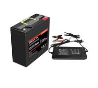 Batería LiFePO4 De 12V Y 20Ah, Compatible Con Daweikala, Batería Recargable De Fosfato De Hierro Y Litio BMS Integrada De 6000 Ciclos(20Ah Battery-A)