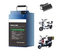 Batería LiFePO4 de 48 V y 60 V para motocicleta eléctrica y carrito de golf | Batería de fosfato de hierro y litio de 35 Ah/ 40 Ah/ 50 Ah/ 60 Ah/ 65 Ah/ 70 Ah, para scooter, ciclomotor y triciclo.