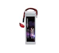 Batería LiPo de 11,1 V 3S 1500mah 1800mAh 2200mah 2600mAh 3000mAh 3300mAh Deans T Conector XT60 Compatible for Coche RC Dron de Carreras con visión en Primera Persona(2600 45C T)