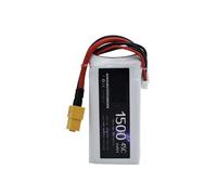 Batería LiPo de 11,1 V 3S 1500mah 1800mAh 2200mah 2600mAh 3000mAh 3300mAh Deans T Conector XT60 Compatible for Coche RC Dron de Carreras con visión en Primera Persona(1500 45C XT60)