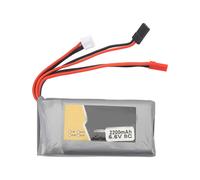 Batería LiPo de 6,6 V y 2200 mAh para transmisor de control remoto Futaba 14SG18SZ. Batería recargable compacta y ligera con conector JST y enchufe