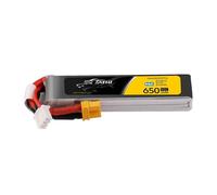 Batería Lipo Tattu 2S 650mAh 95C 7.6V HV XT30 Long-Pack