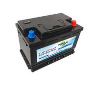 Batería litio recargable 12V con función Start-Stop para automóviles | Batería LiFePO4 para automoción de alto rendimiento 12V 50Ah, 60Ah, 70Ah, 80Ah, 90Ah, 100Ah, 110Ah sin mantenimiento