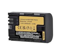 Batería LP-E6P de Alta Capacidad, Compatible con cámaras Canon EOS R5 II, R6 II, R7 y R5, Cargador LC-E6E, batería LP-E6, LP-E6N y LP-E6NH de 2850 mAh y 7,4 V.(1pcs)