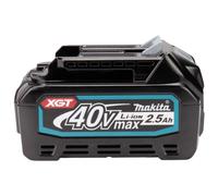 Batería MAKITA Li-ion XGT BL4025 40V/2.5Ah, embalaje de cartón 191B36-3