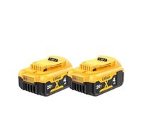 Batería MAX De 20V 4.0Ah Con Cargador, Batería De Reemplazo De Herramienta Eléctrica, Compatible Con Dewalt, DCB184 DCB181 DCB182 DCB200 20Volt 18v(2 battery NO Charger)