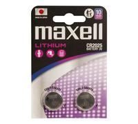 Batería Maxell 12239200 CR2025 Litio 3V Pack 2 unidades 170mAh
